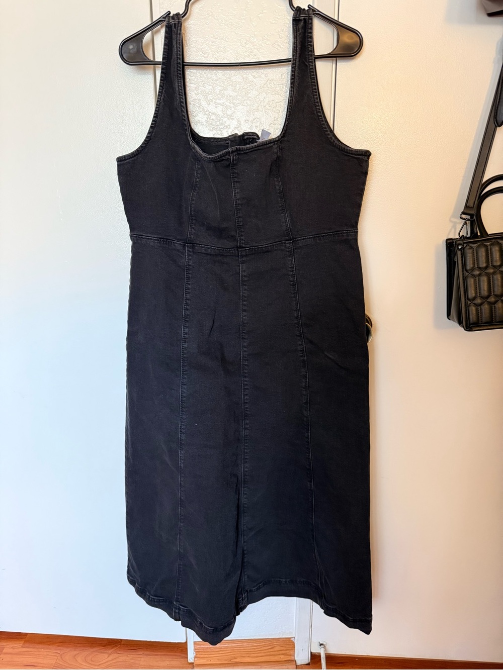 Old Navy Black Tank Midi Dress